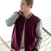 Varsity Sweatshirt Jacket